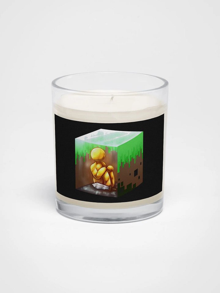 alan becker gold minecraft candle product image (1)