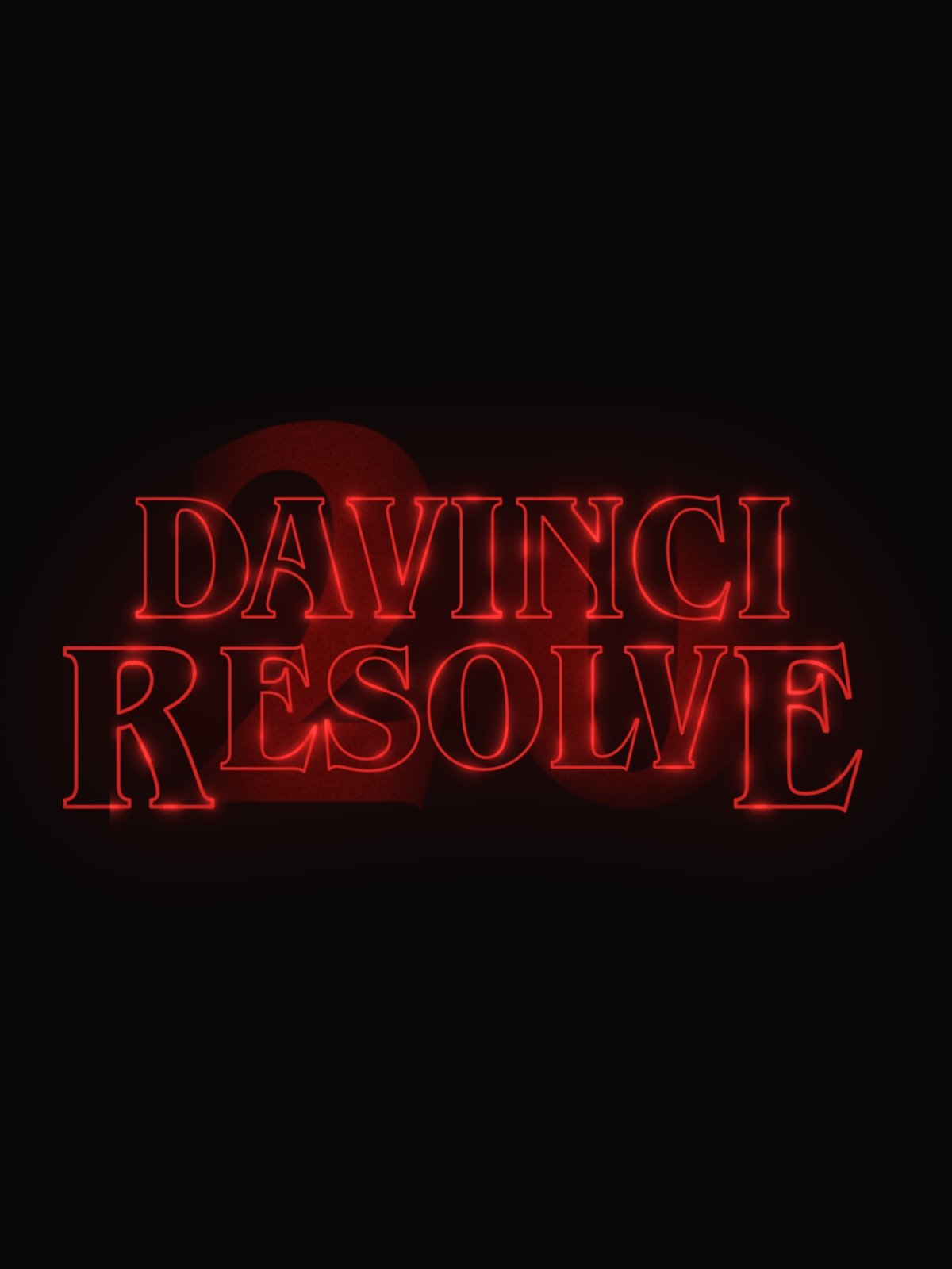 Stranger Things x DaVinci Project File product image (1)