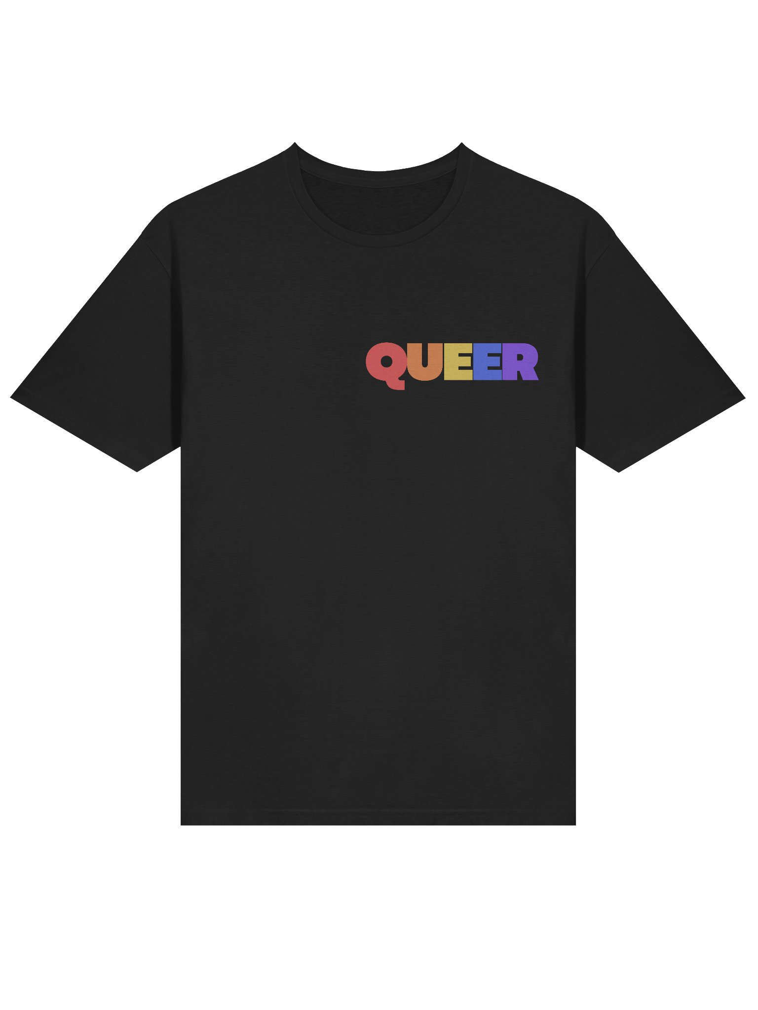 Queer text t-shirt product image (3)