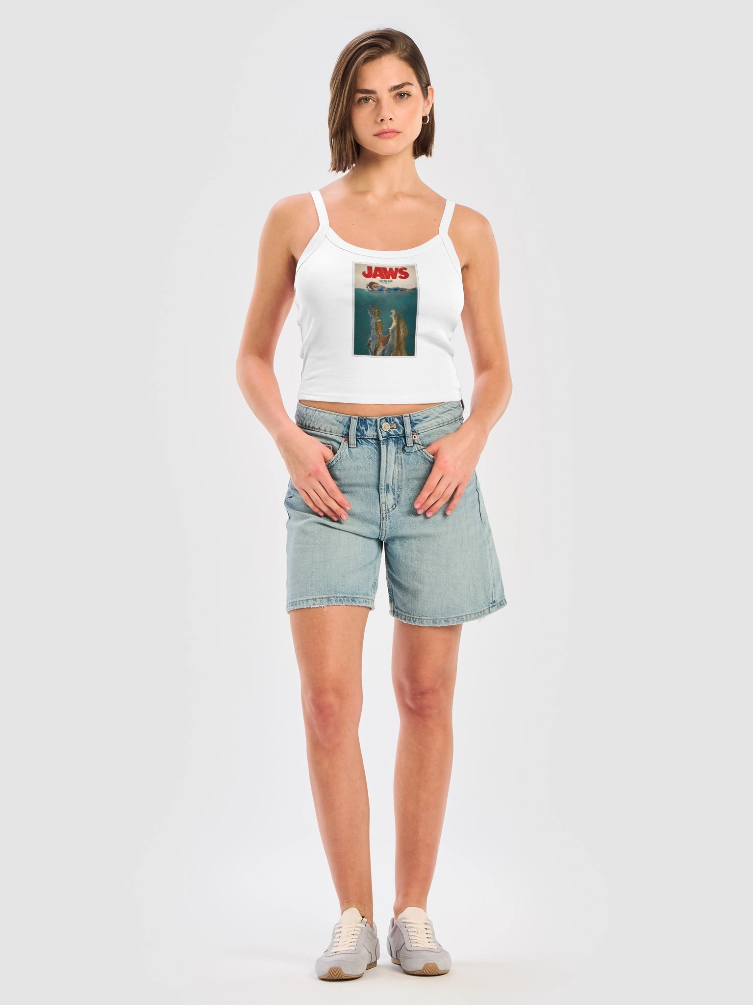 Jaws the Alligator Crop Tank product image (5)