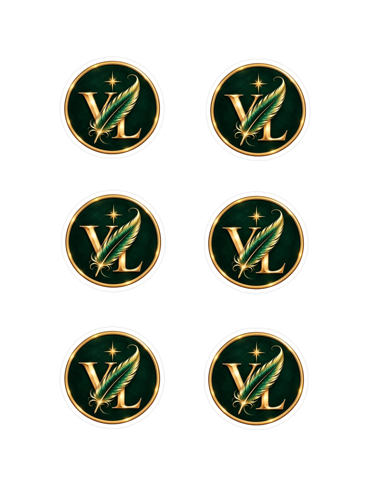 VL Gold Emblem Sticker Sheet product image (3)