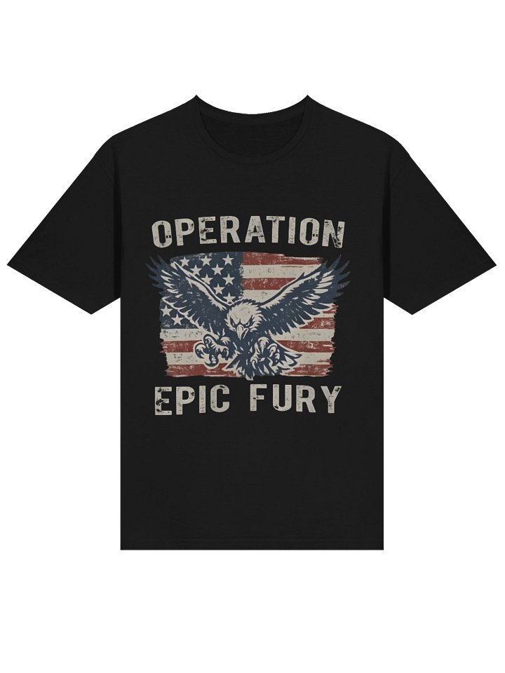 Operation Epic Fury USA Flag T-Shirt product image (2)