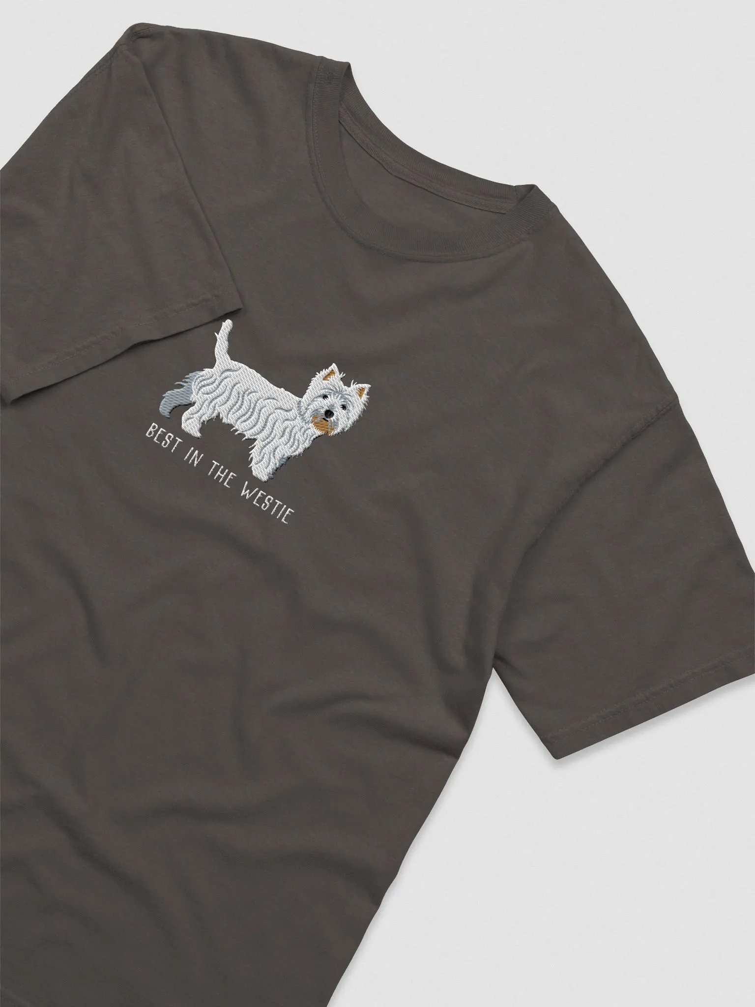 Best in the Westie T-Shirt(Embroidered) of a West Highland White Terrier product image (6)