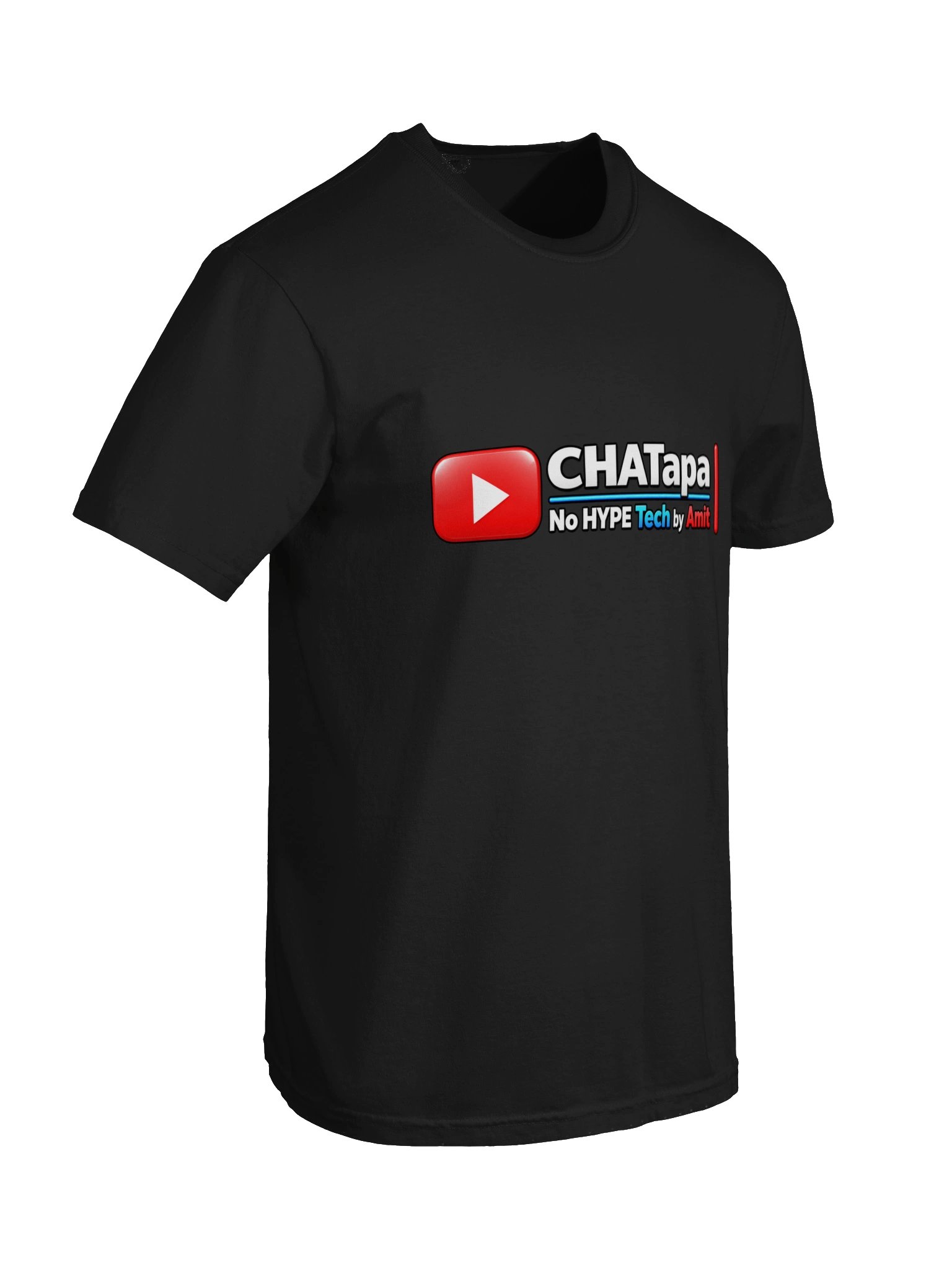 CHATapa No Hype Tech – Classic Logo T-Shirt product image (57)