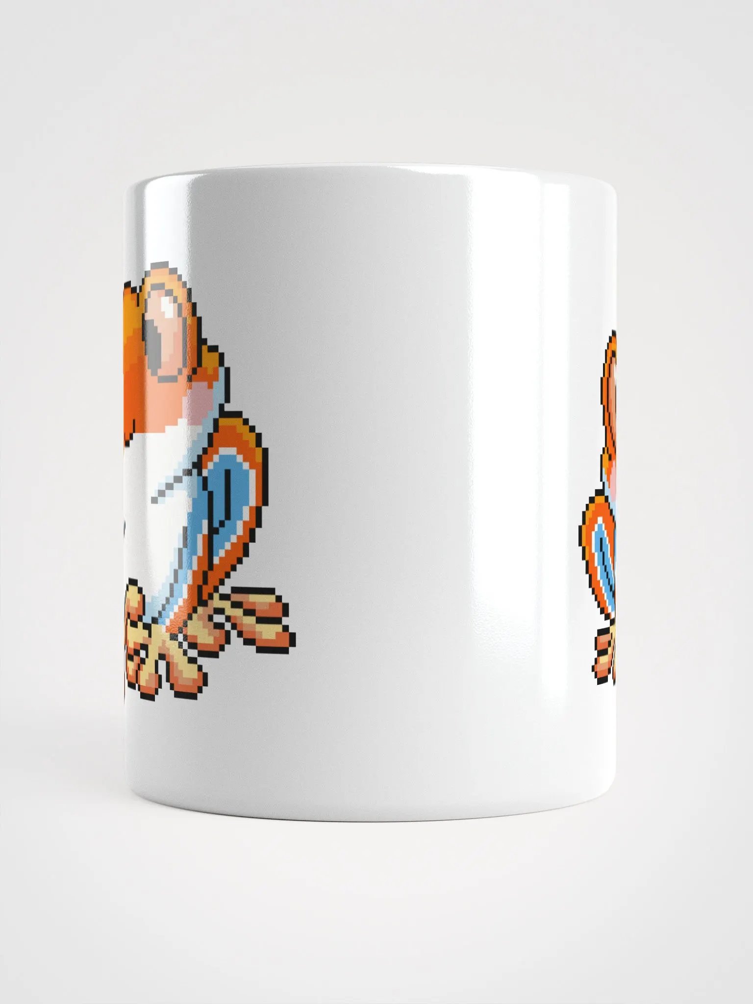 Orange Rip the Frog White Glossy Mug product image (6)