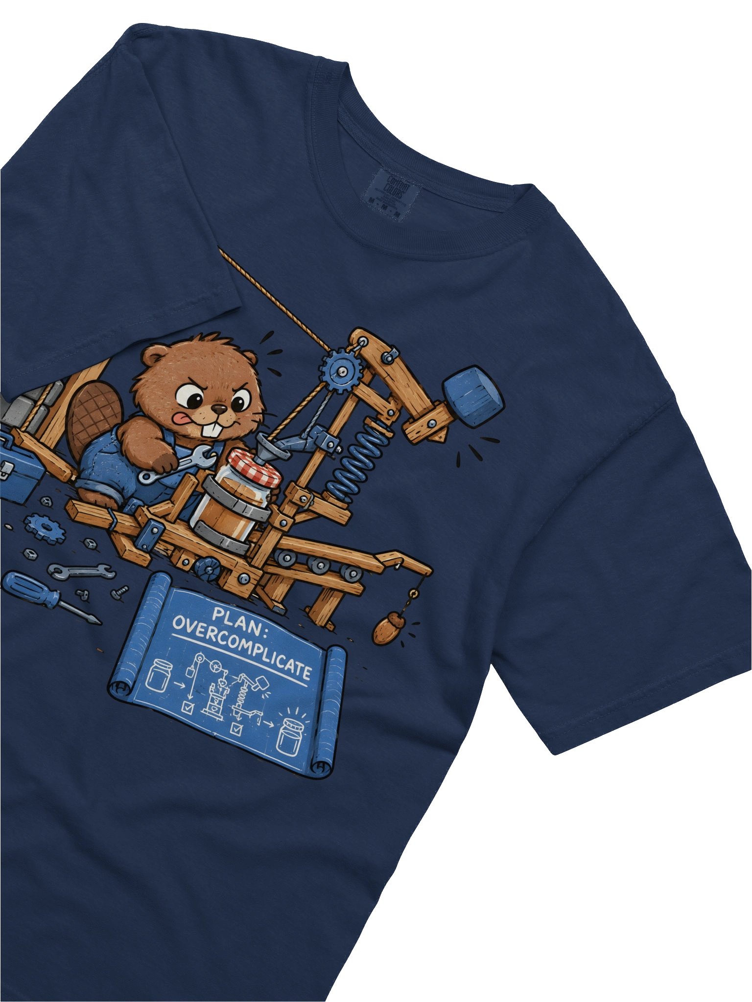Plan: Overcomplicate Beaver Tee product image (3)