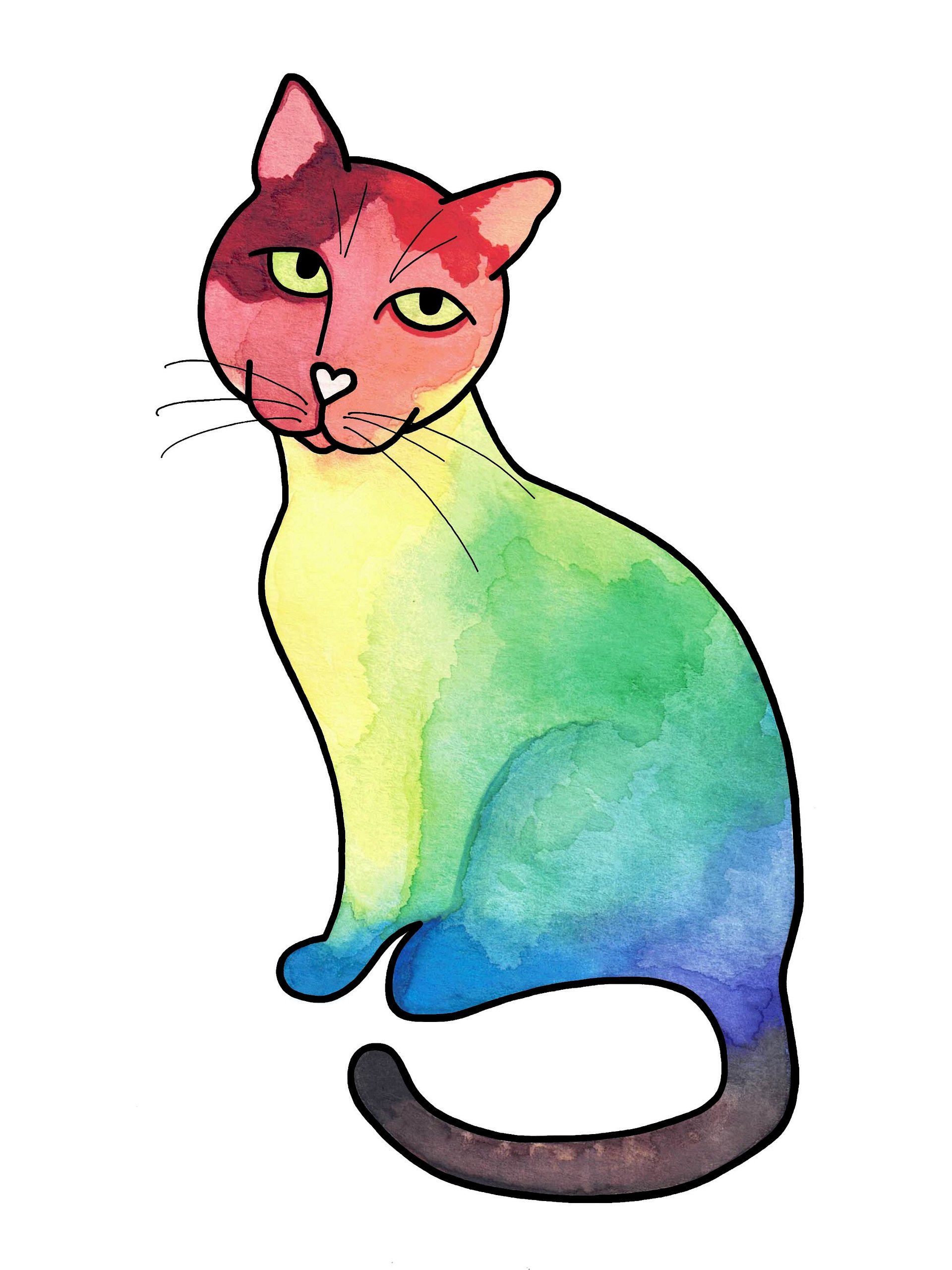Rainbow Phifer Giclée Print 5x7 product image (1)