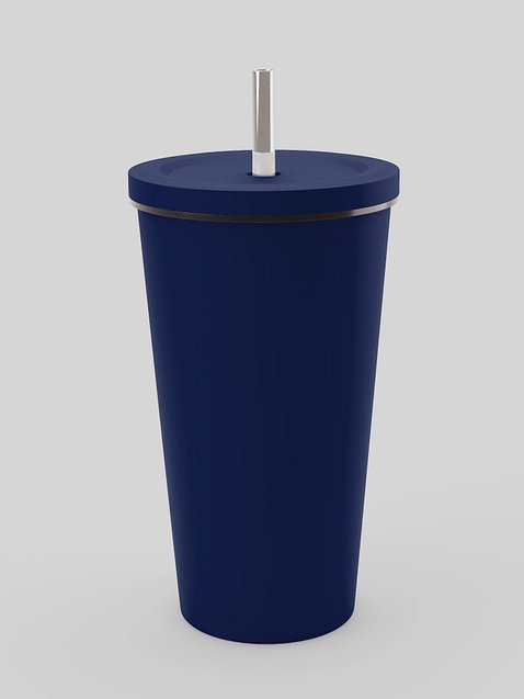 Photo showing Insulated Tumbler with a Straw