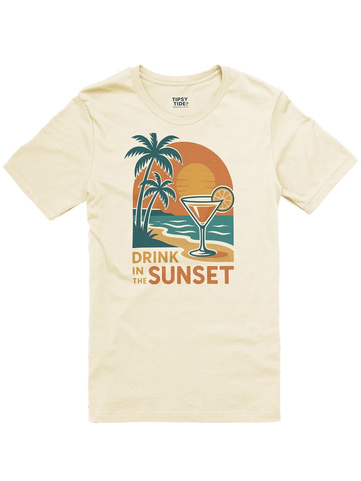 Sunset Sip Unisex Tee product image (1)