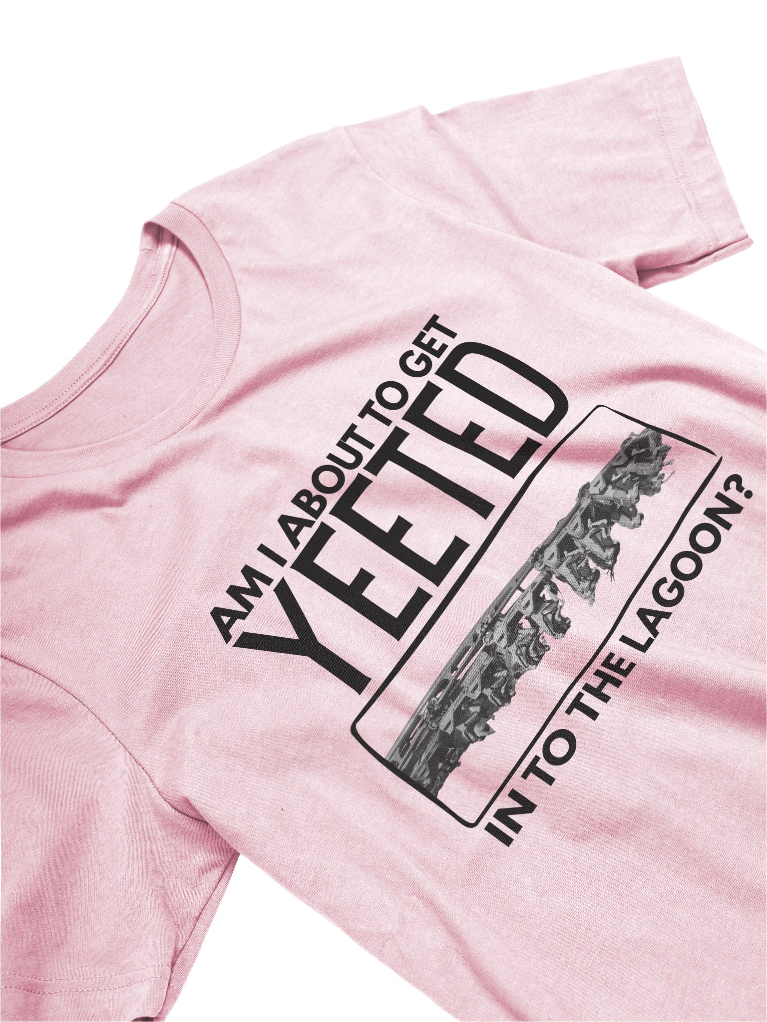 Am I About To Get Yeeted In To The Lagoon? Light Roller Coaster T-Shirt product image (5)