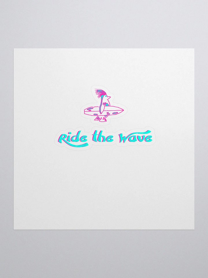 Ride the Wave Sticker product image (2)