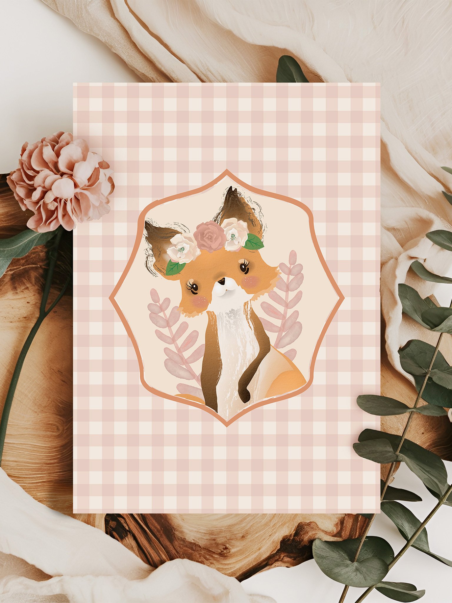 Sweet Vixen Cute Gingham Print product image (1)