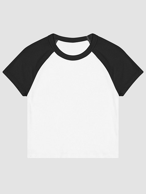 Photo showing Bella+Canvas Women's Micro Rib Raglan Baby Tee