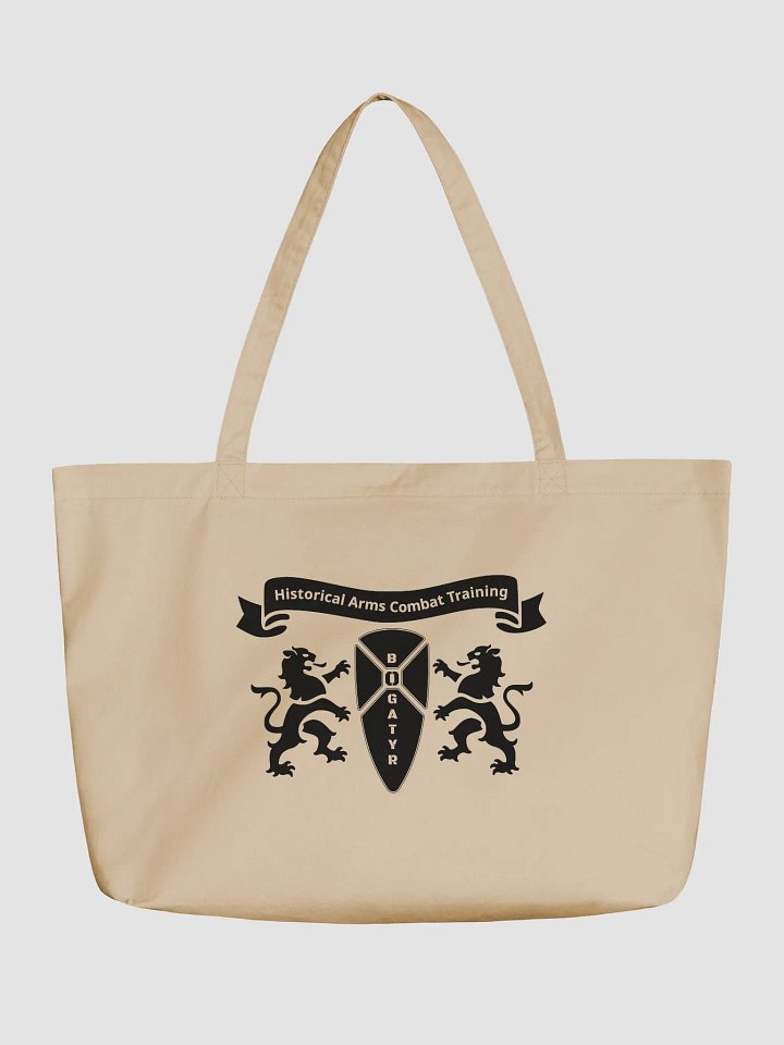 Organic Cotton Tote - black HACT logo product image (1)