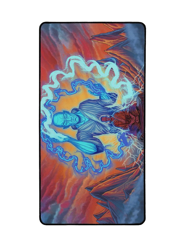 'Monk' Hand Drawn Playmat by DarkSideTokens! product image (2)