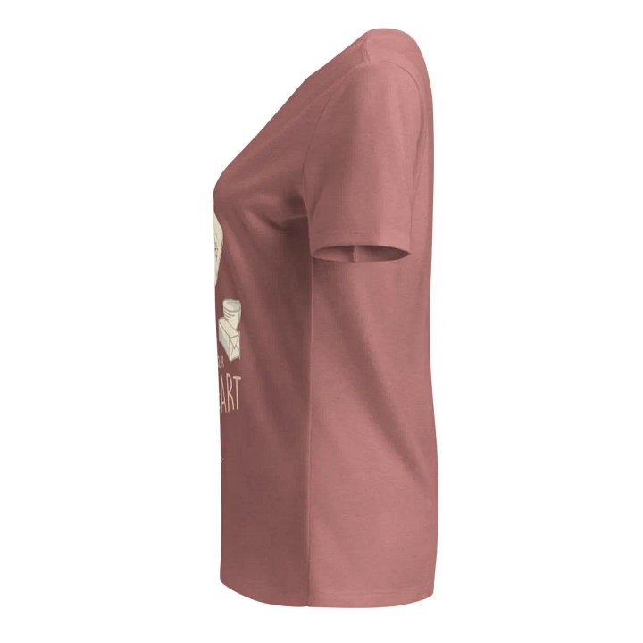 Measure With Your Heart (B+C Women's V-Neck) product image (6)