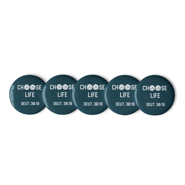 Choose Life Pin Set: Navy product image (1)