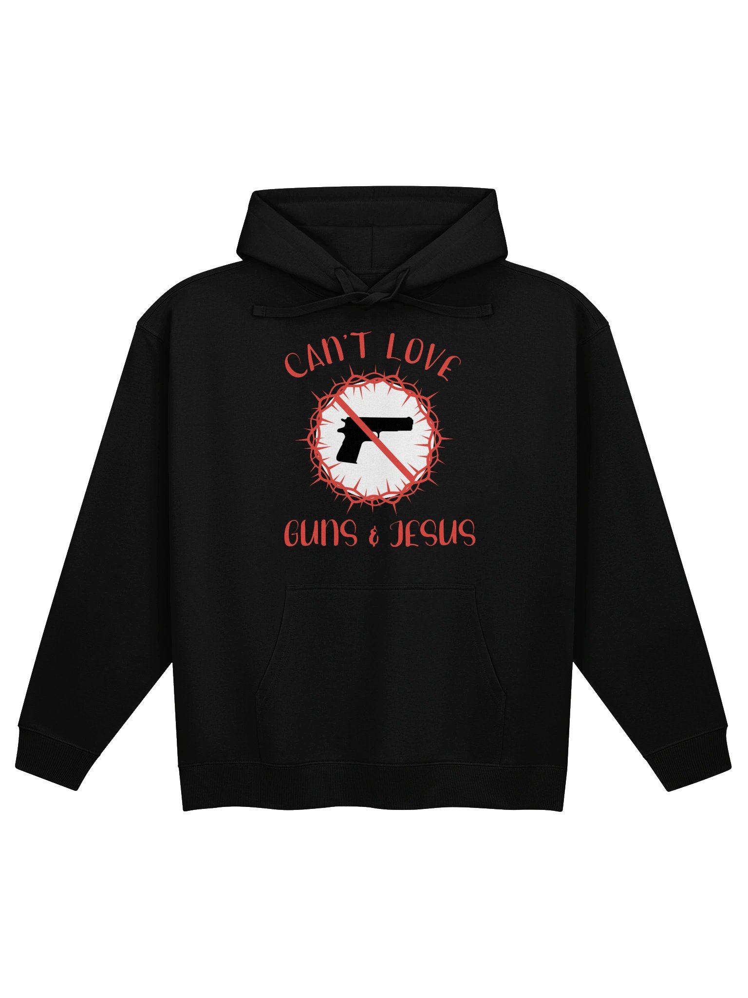 Can't Love Guns and Jesus Hoodie product image (1)