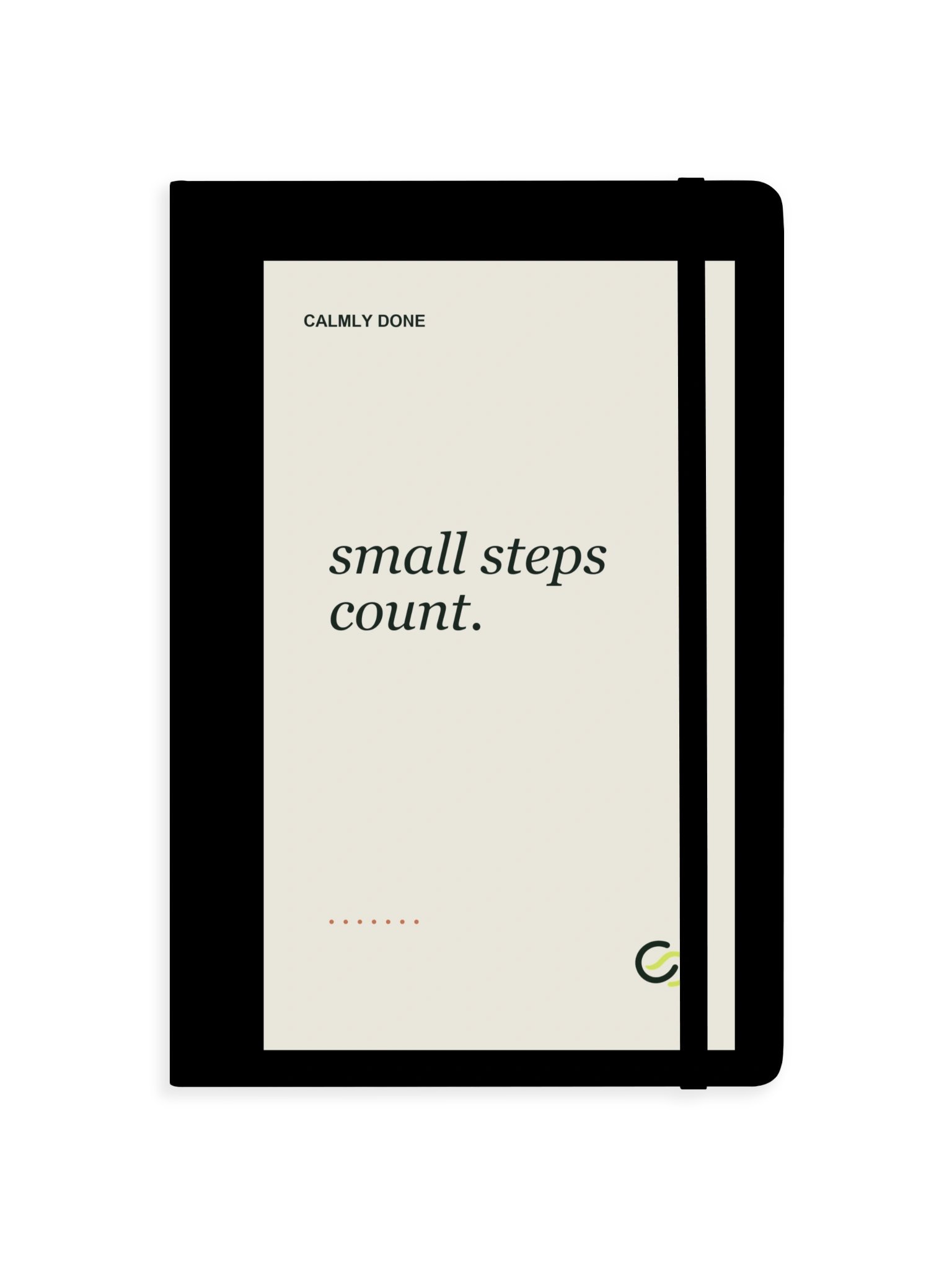 Small Steps Hardcover Notebook product image (1)