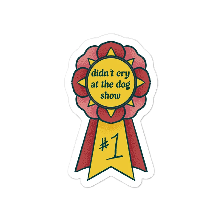 Rosette Series: Didn't Cry Sticker product image (1)