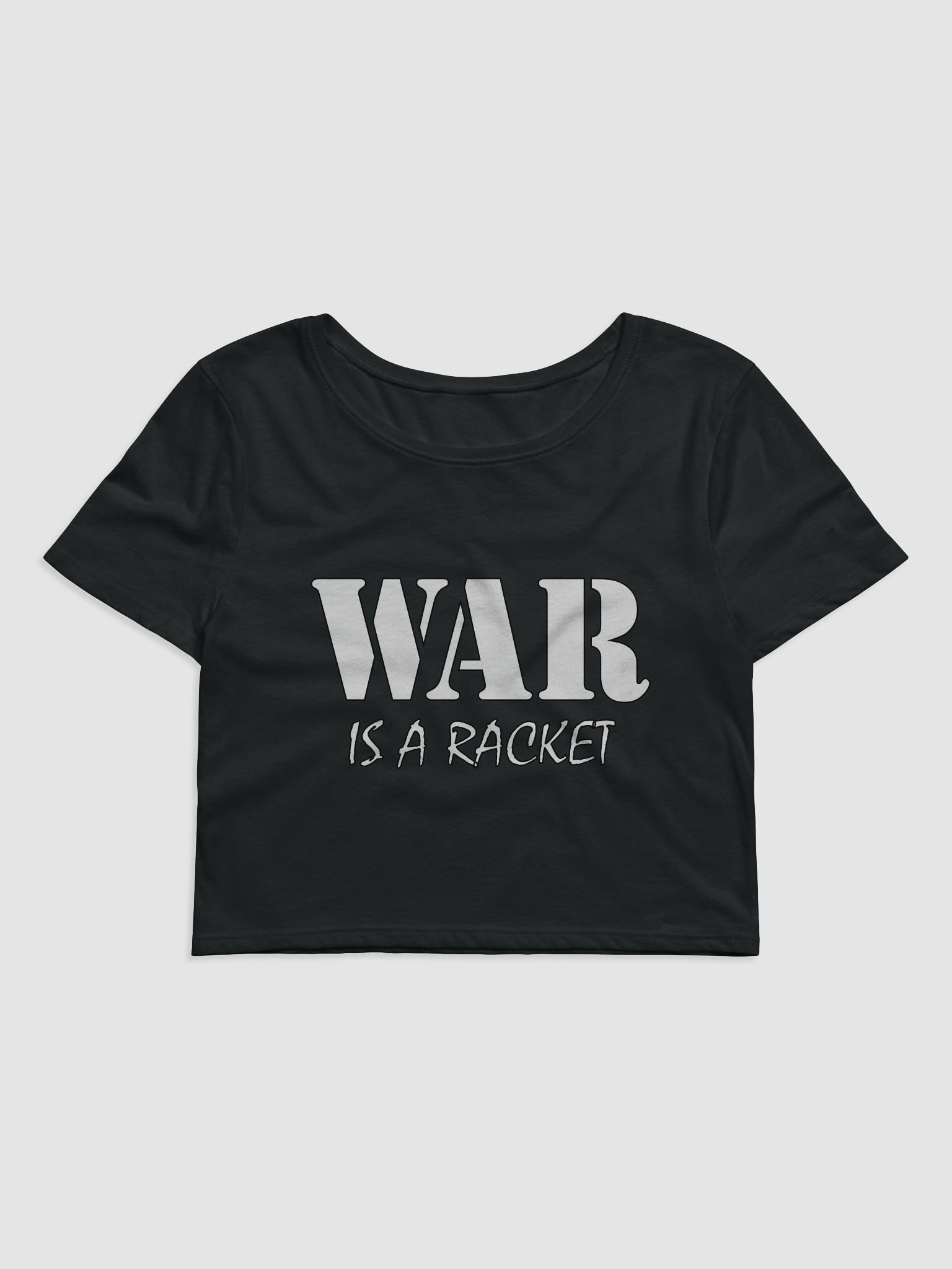 War Is A Racket - Bella+Canvas Women's Crop Tee product image (1)