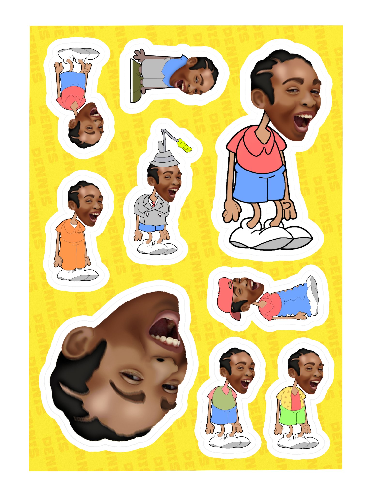 The Dennis Show Sticker Pack 2 product image (3)