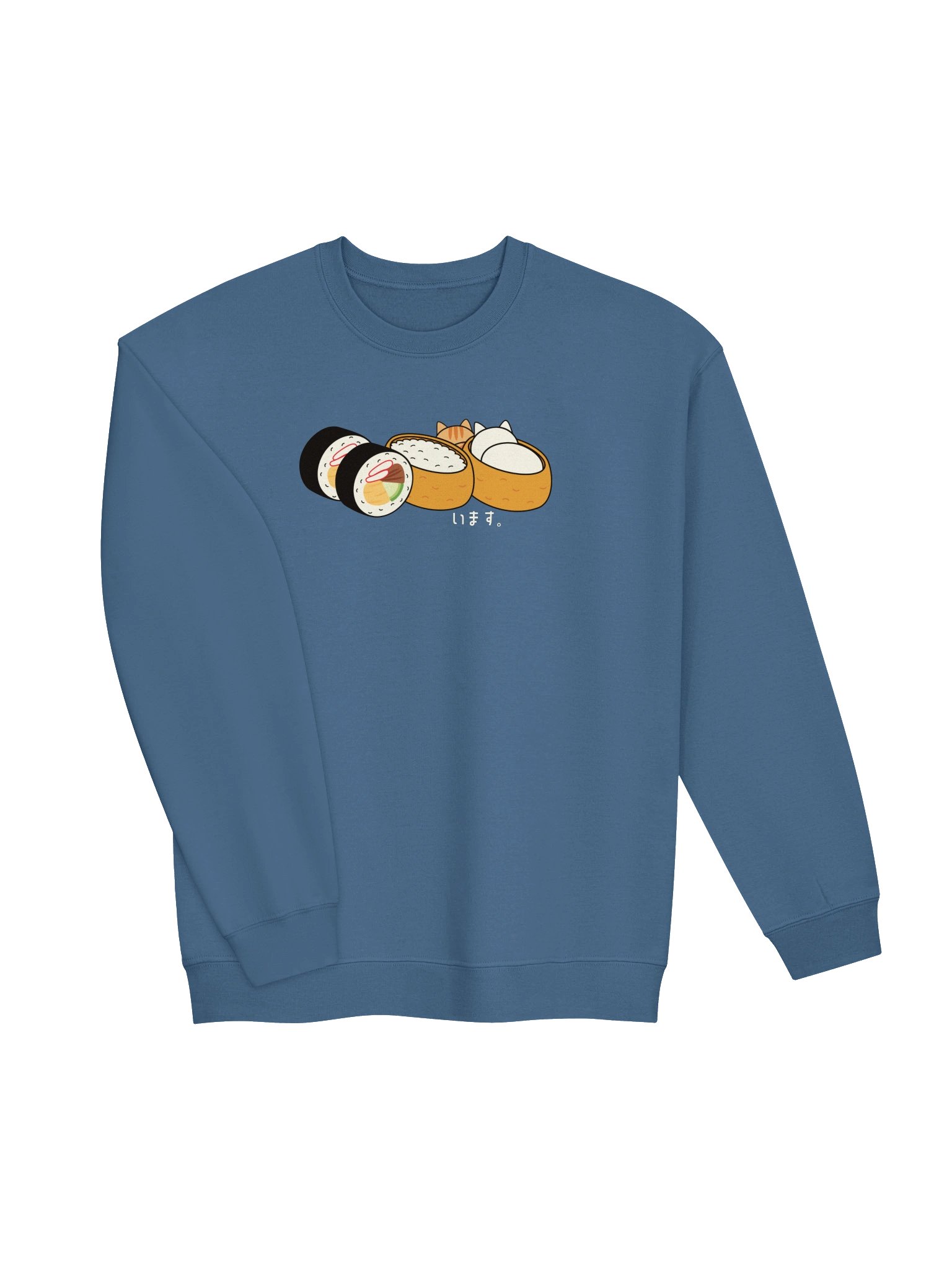 Inari Sushi and Futomaki Cat - Unisex Adult Sweatshirt product image (2)