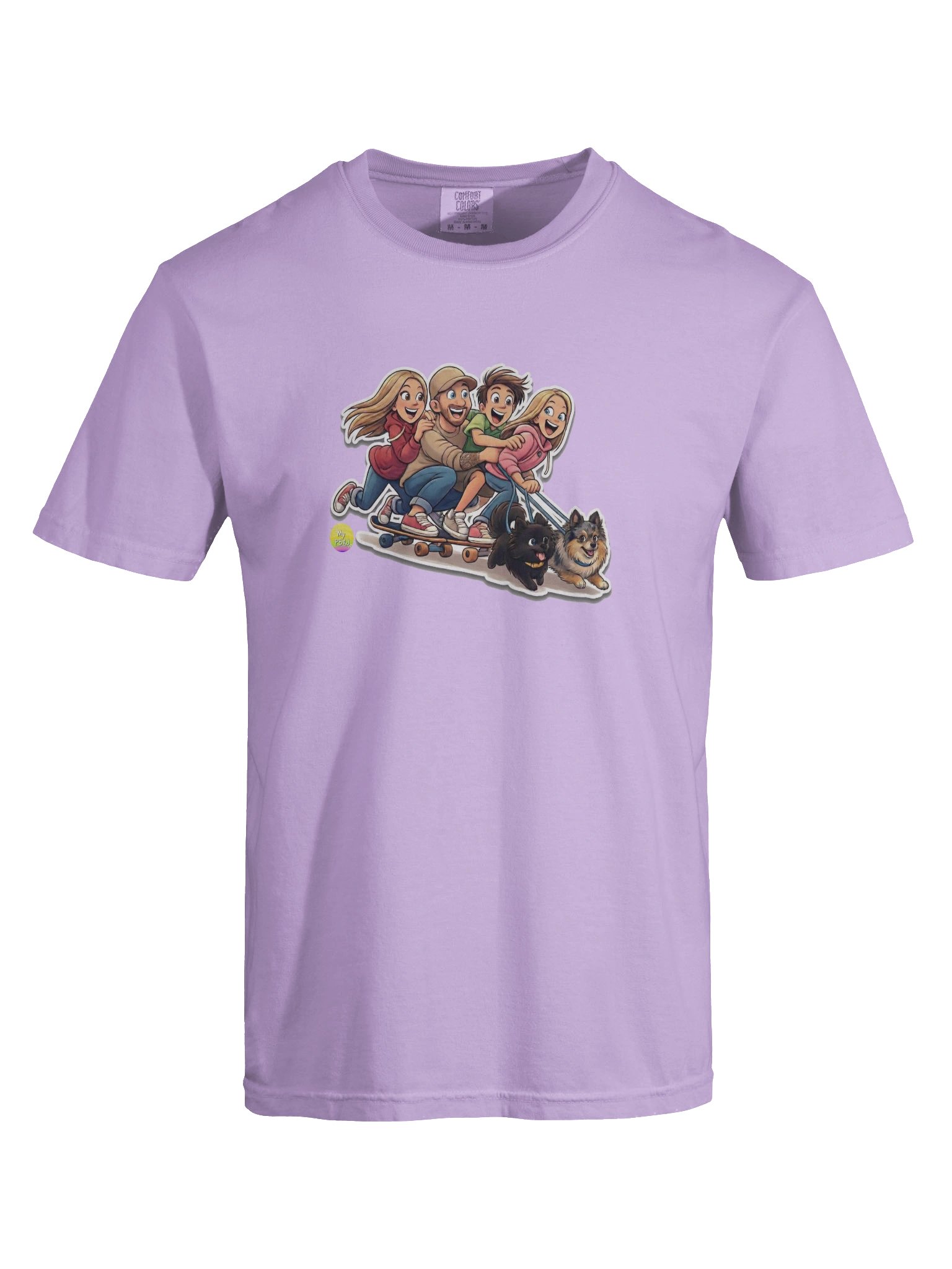 Skateboarding My PB&J Adult Tshirt product image (19)