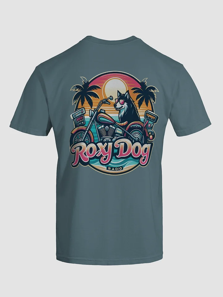 Roxy Dog Radio Biker Dog Custom T-Shirt product image (1)