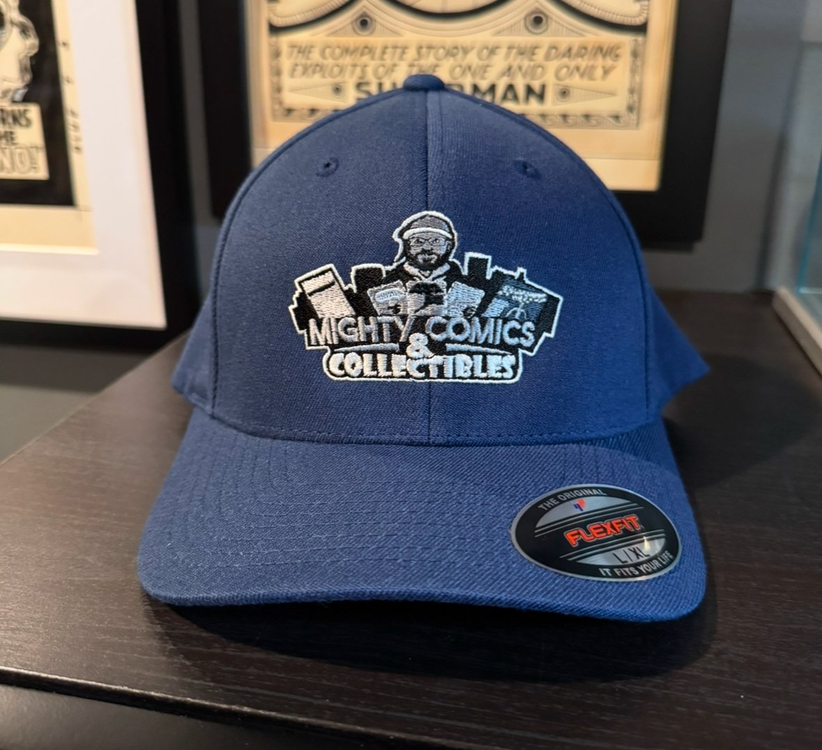 Mighty Comics FlexFit B&W Hat product image (1)