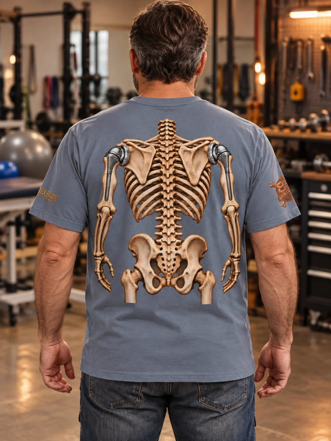 Bilateral Shoulder Surgery Shirt — Aftermarket Parts Two-Shoulder Tee | Rebuild Shop product image (2)