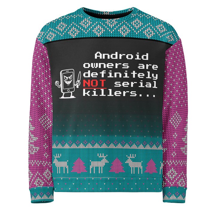 Miss Shorty Xmas Sweater - Not Serial Killers product image (1)
