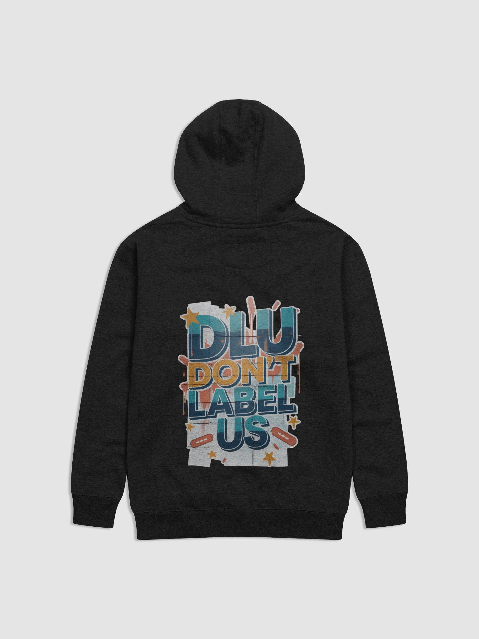 DLU DON’T LABEL US DLU DON’T LABEL US® Graphic Hoodie – Streetwear Edition product image (2)