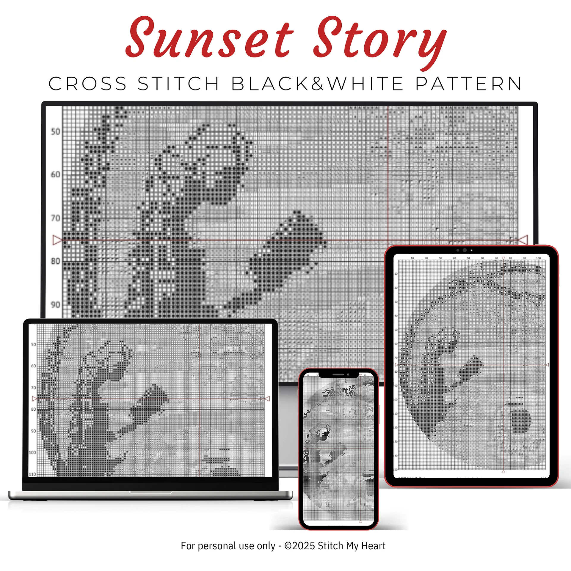 Sunset Stories Cross Stitch Pattern product image (4)