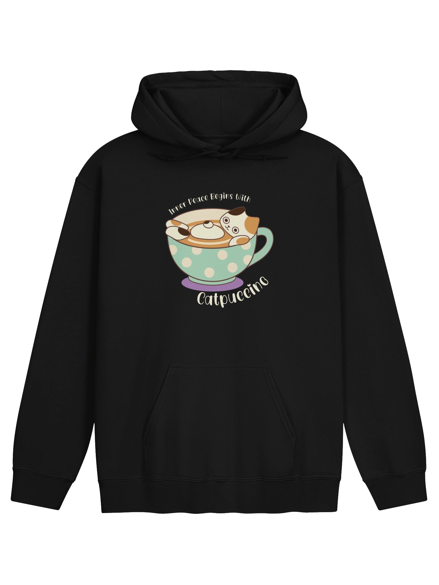 Catpuccino Cat - Unisex Adult Hoodie product image (1)