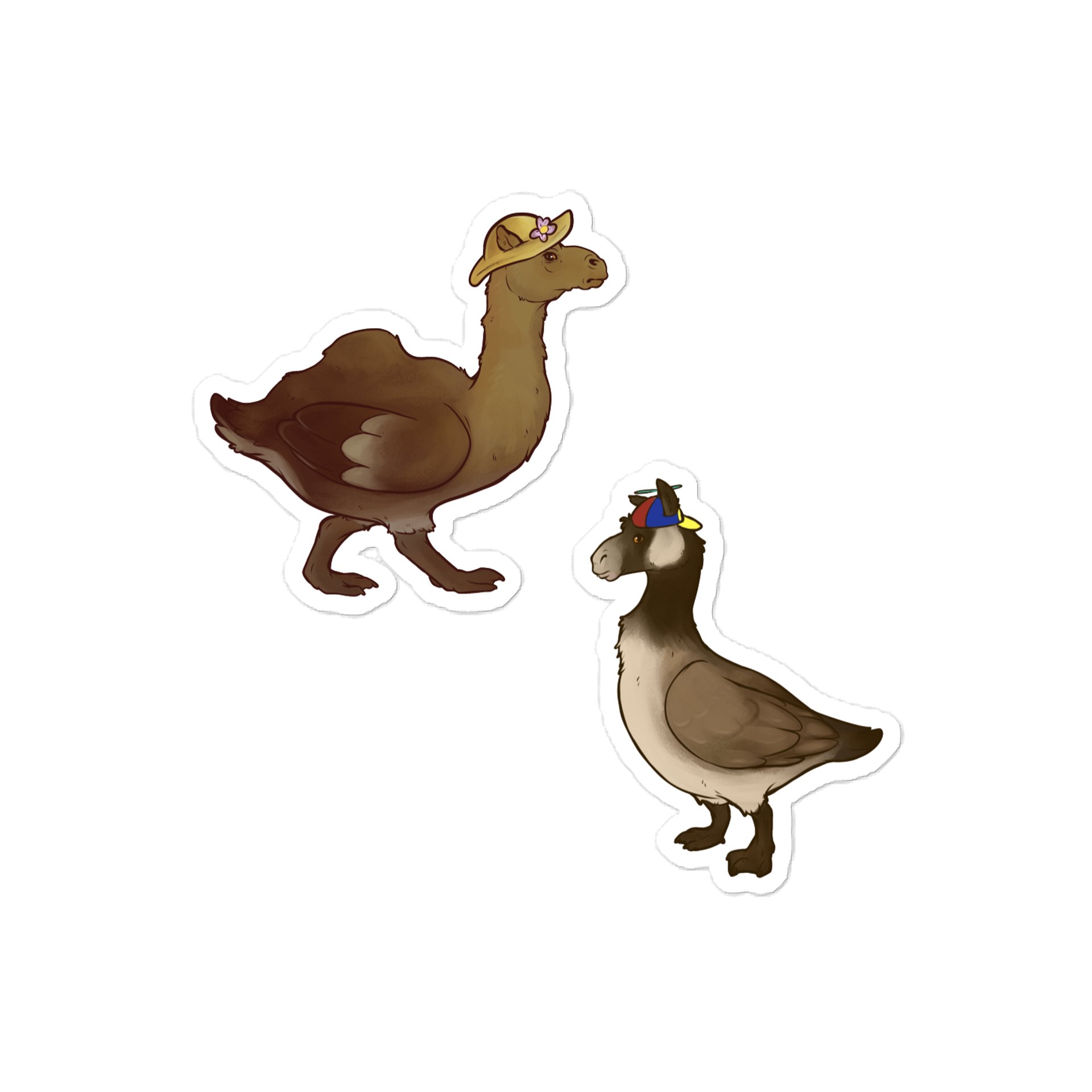 Perfectly Normal Animals in Hats - Stickers product image (1)
