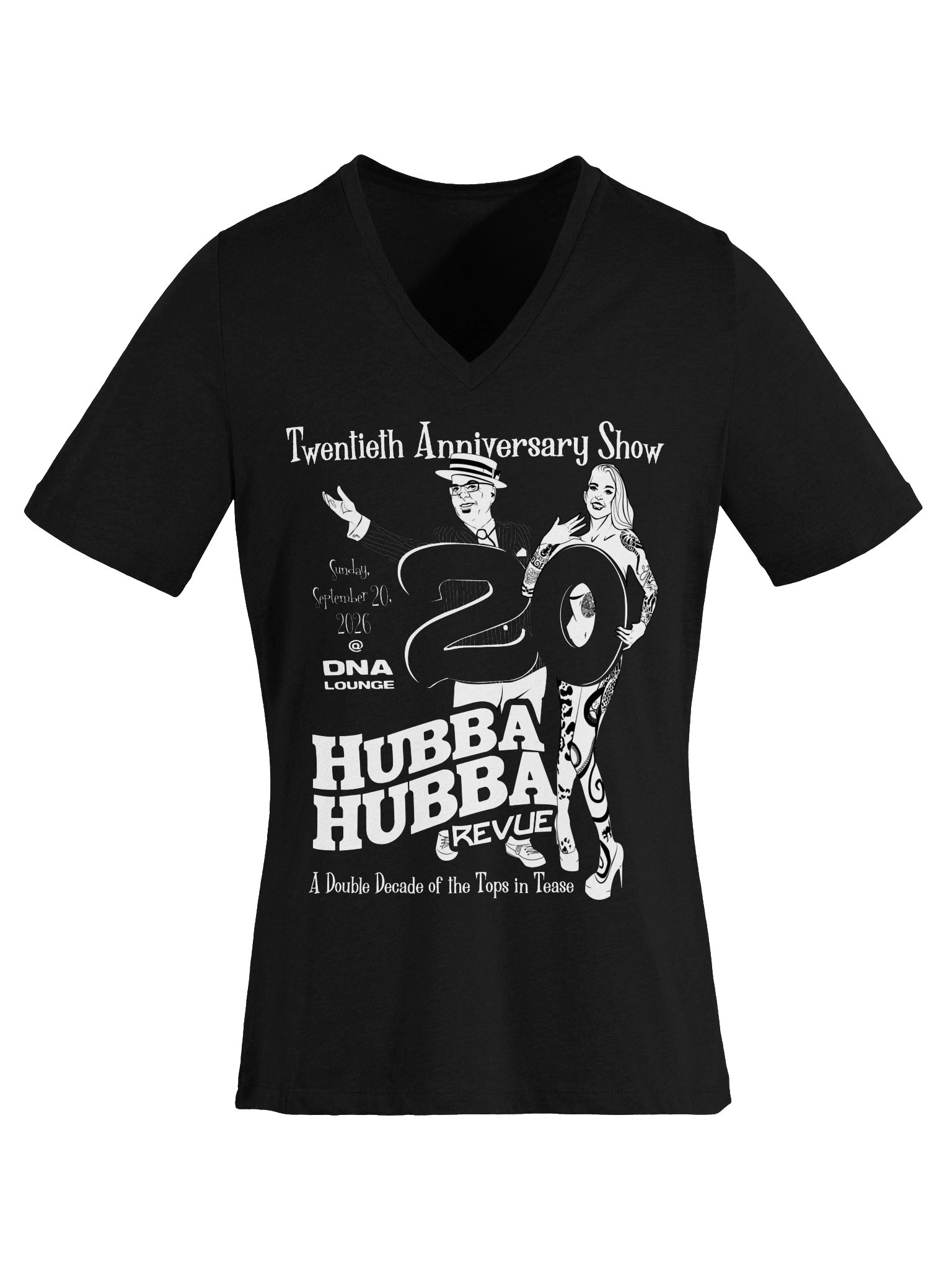 Hubba 20th Anniversay V-Neck product image (5)