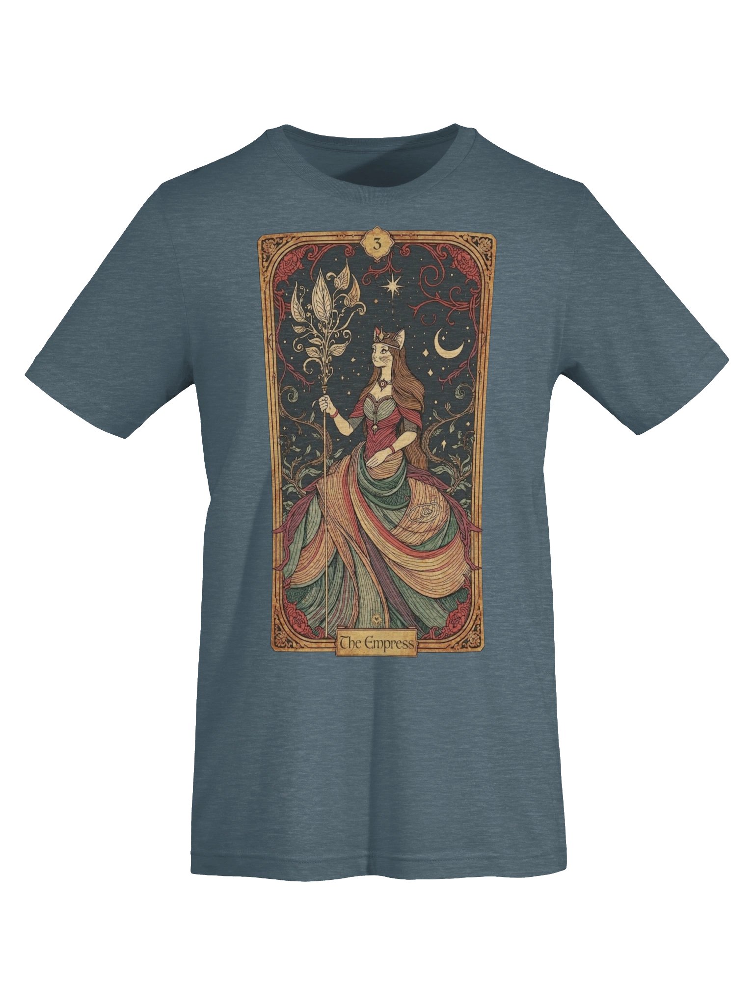 The Empress Tarot Shirt, Art Nouveau Style Graphic Tee, Mystical Feminine Gift product image (6)