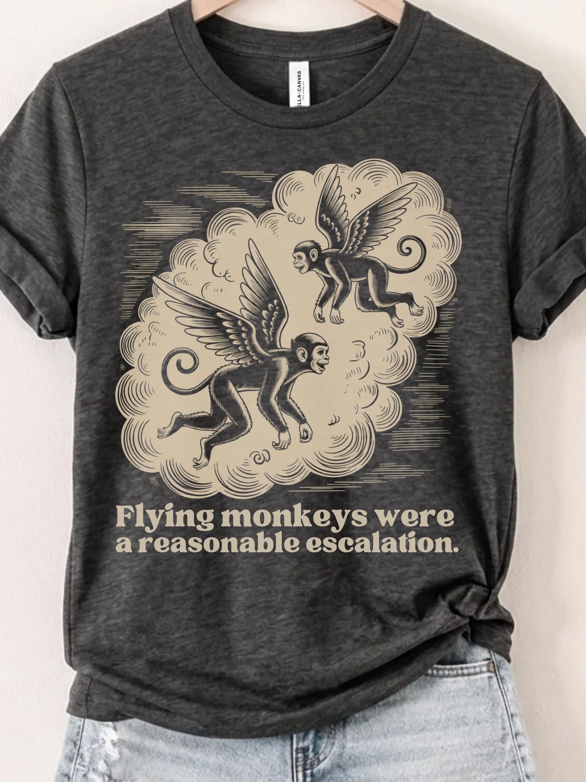Funny Flying Monkeys Shirt, Retro Wizard of Oz Inspired Tee product image (1)