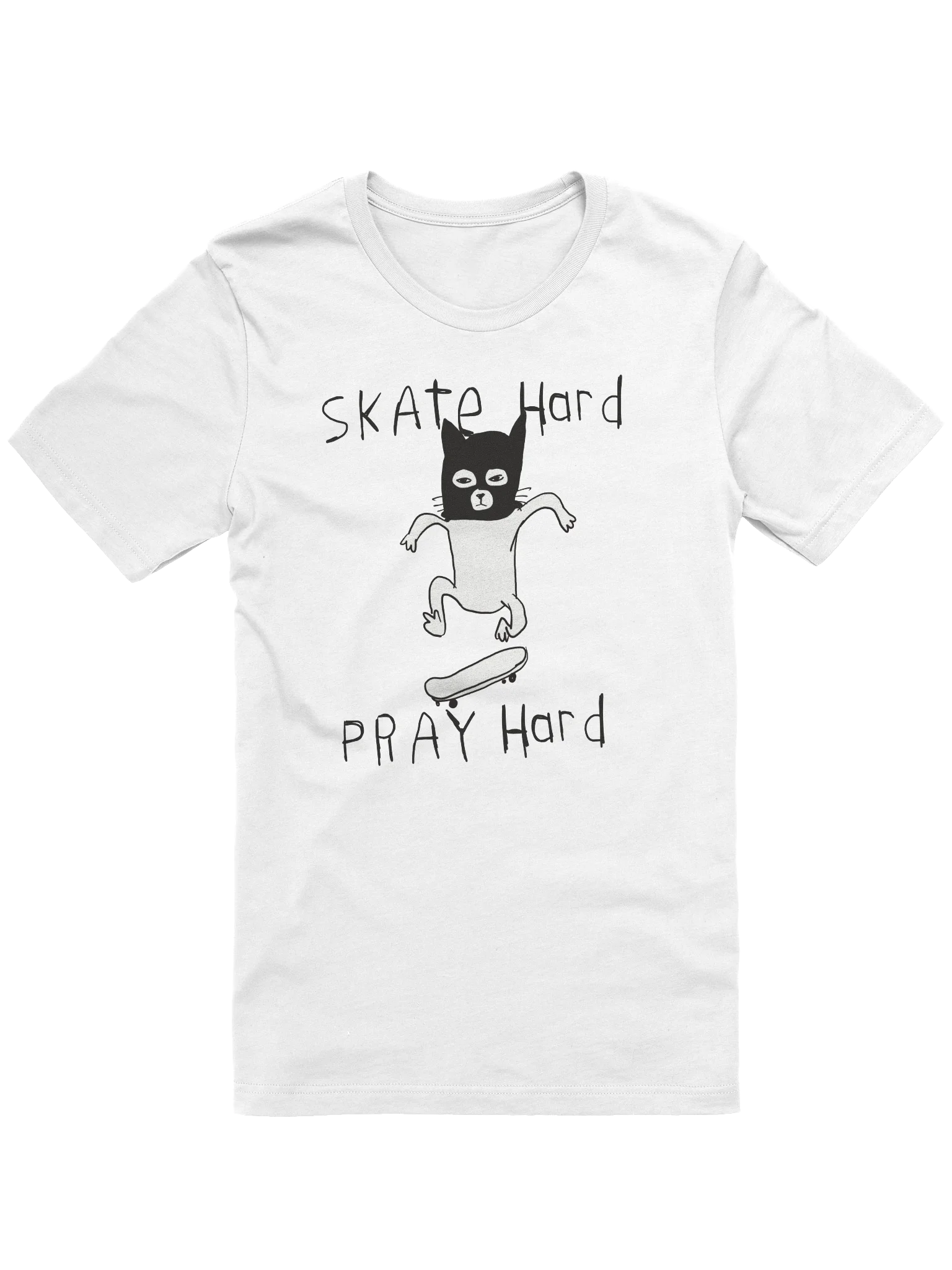 Skate hard Pray hard Statement Tee product image (1)