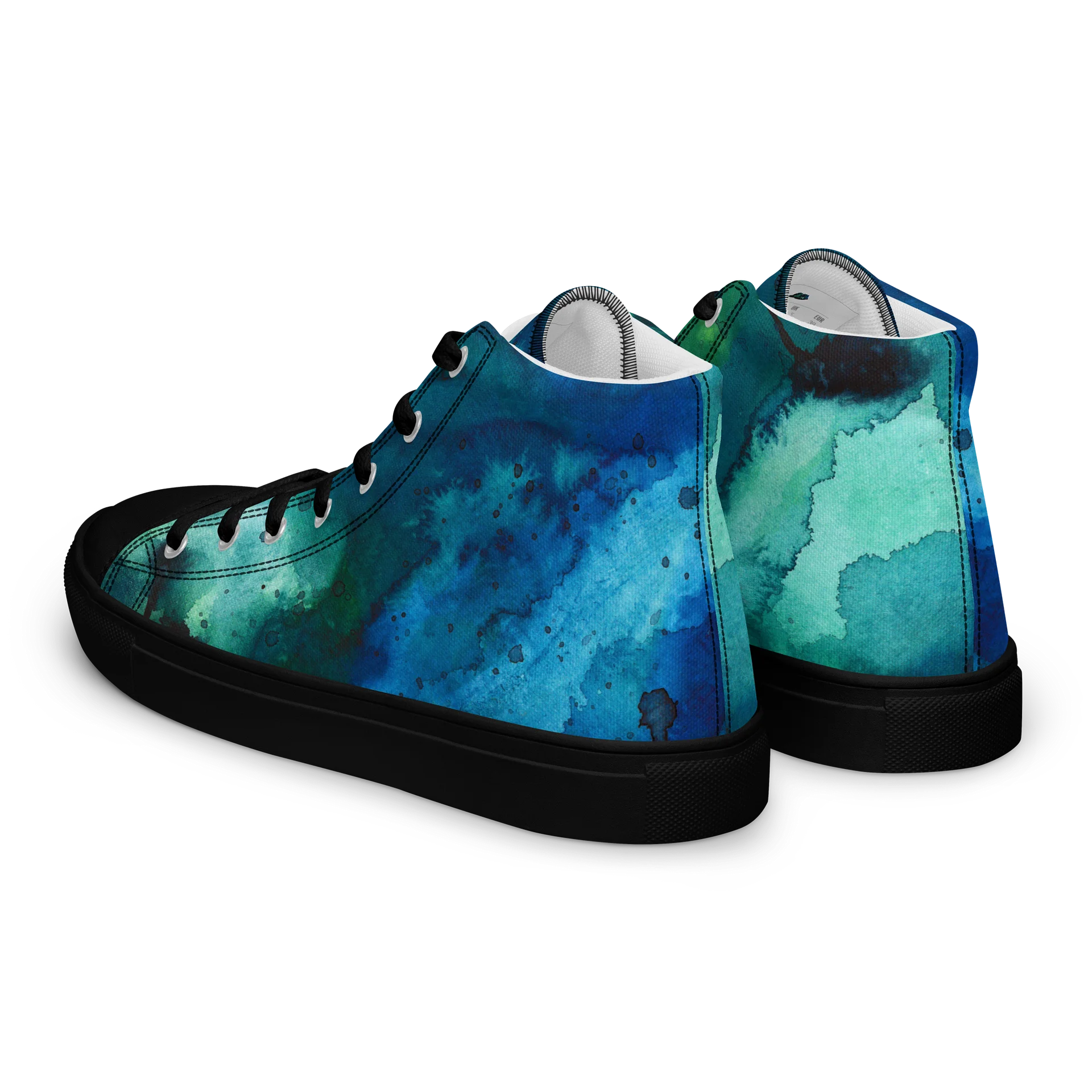 Coherence - Women's Unique Canvas Shoes with Watervolour Design product image (5)
