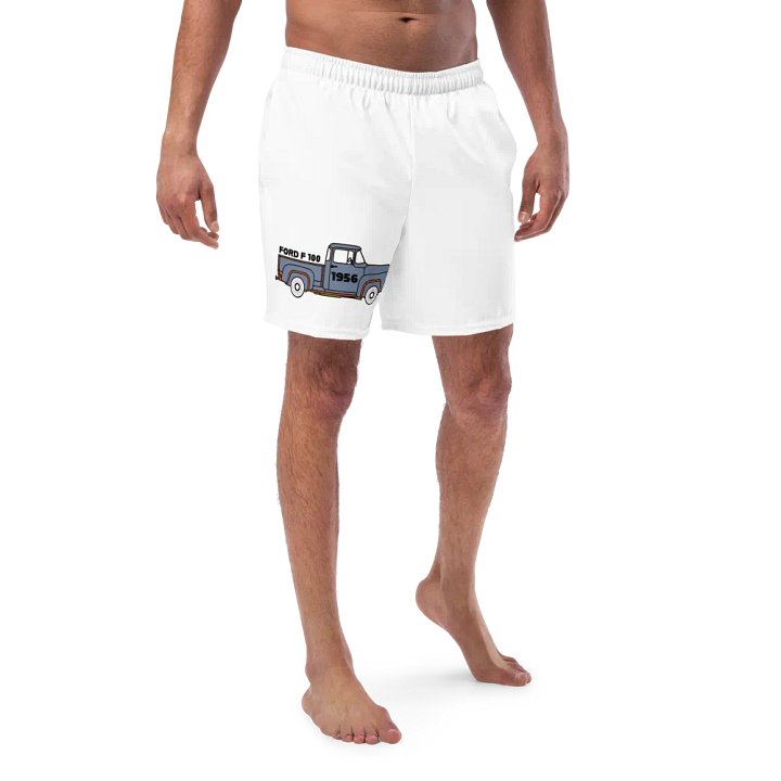 1956 Classic Truck Profile All-Over Print Swim Trunks product image (1)