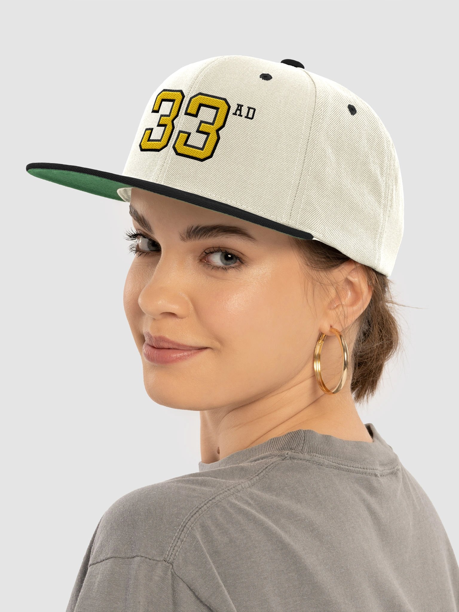 33 AD Snapback / Cream product image (5)