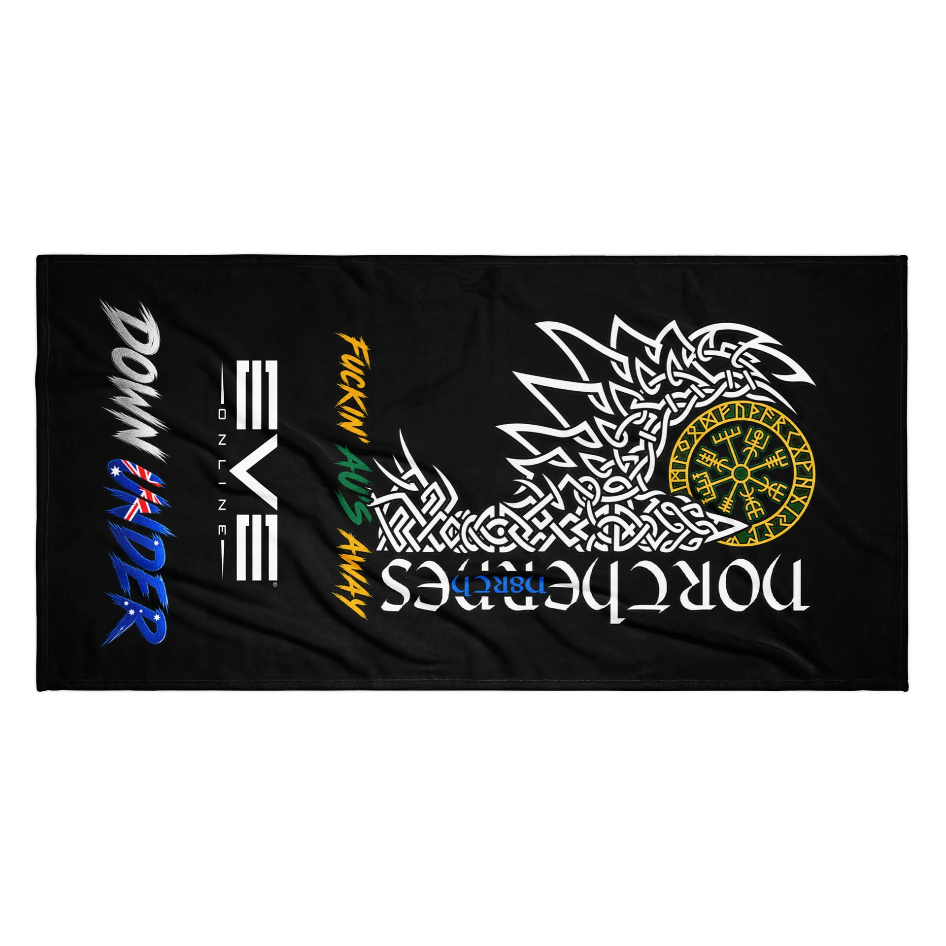 N8RTH Down Under – Fuckin’ AU’s Away Beach Towel product image (1)