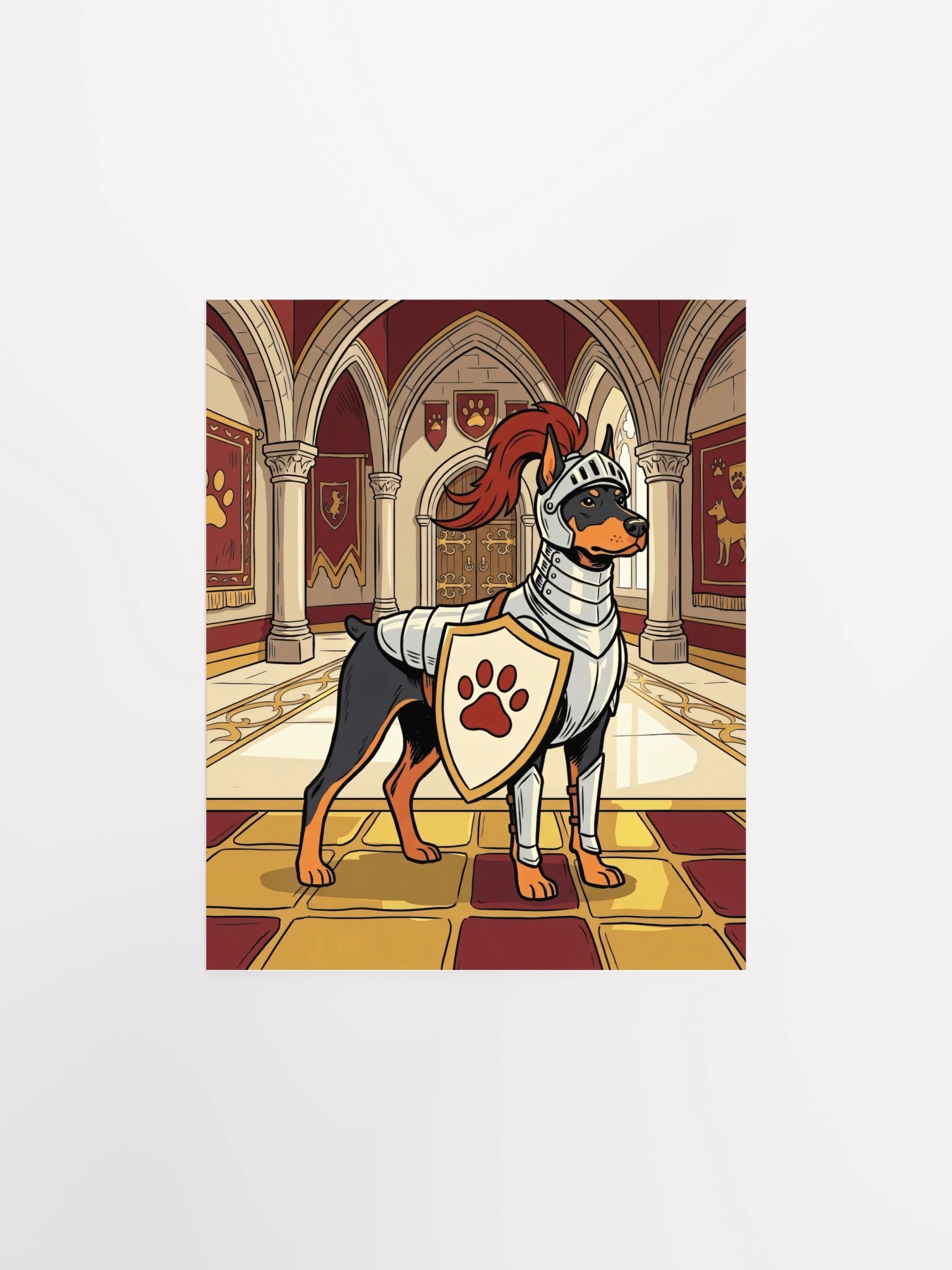 Knight Doberman Poster product image (25)