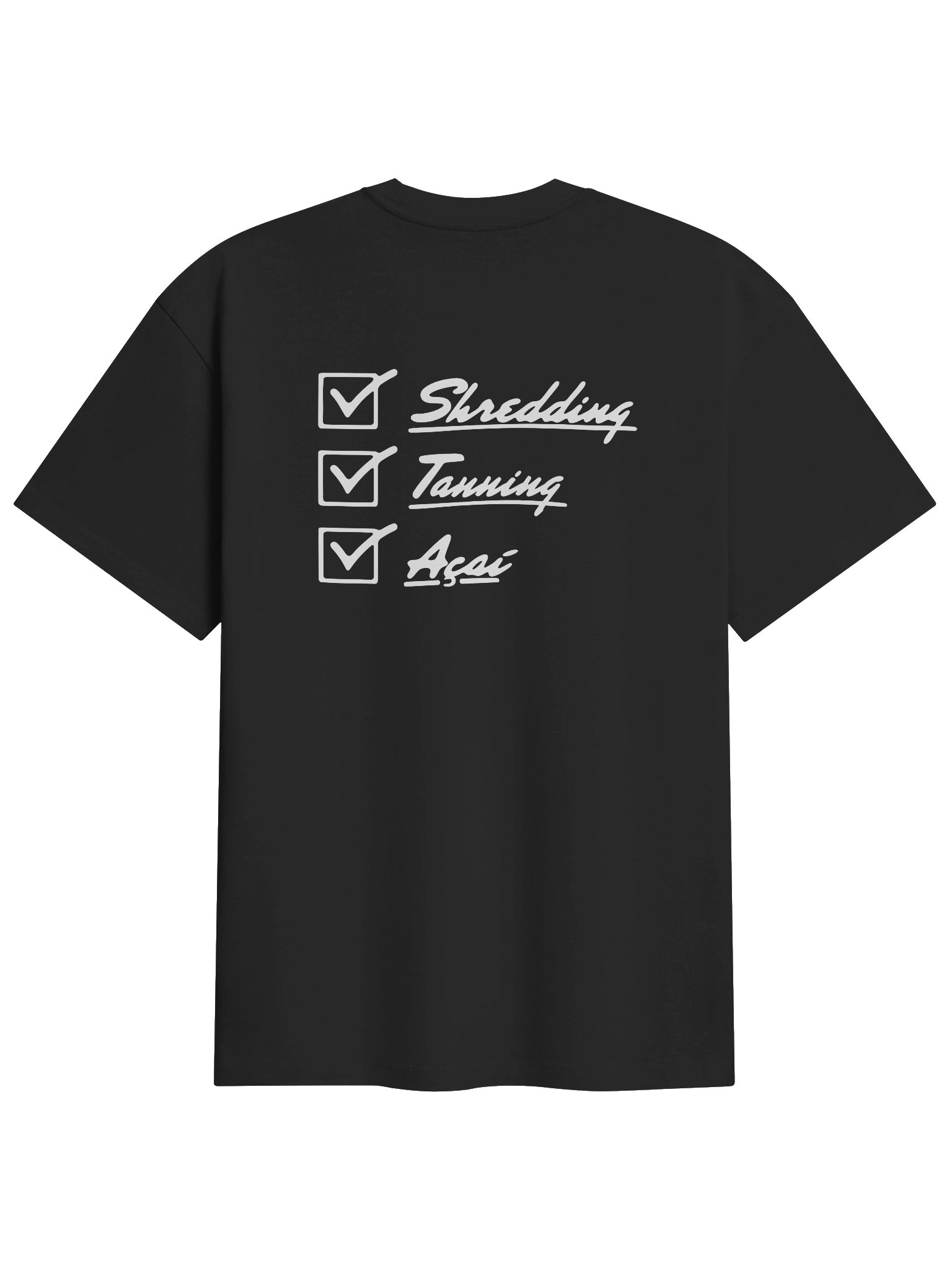 Surfer's Checklist Box Tee Black product image (1)