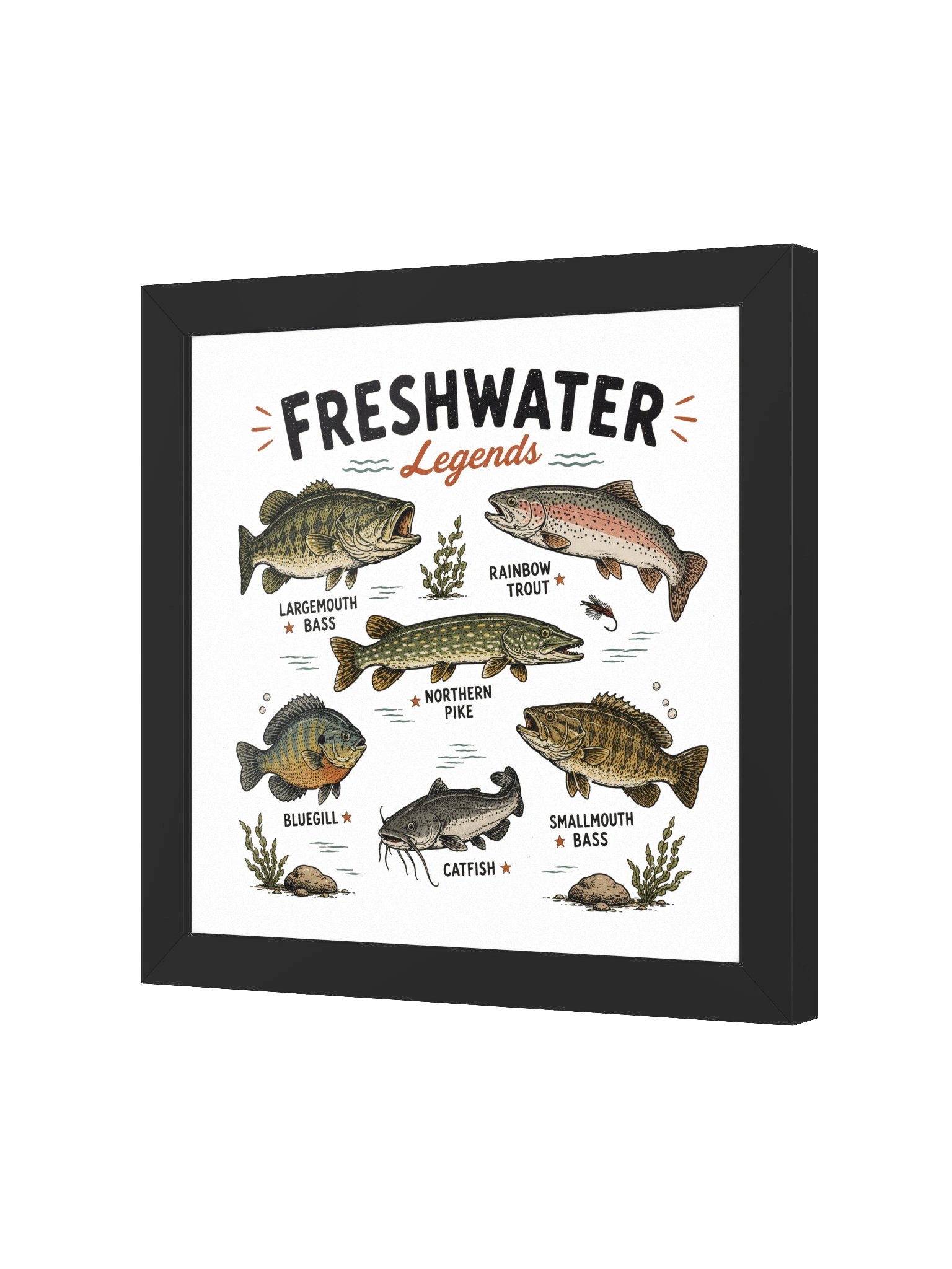 Freshwater Legends Fishing Poster product image (18)