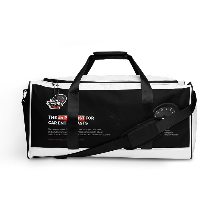 All-Over Print Duffle Bag | Full Throttle Talk product image (1)