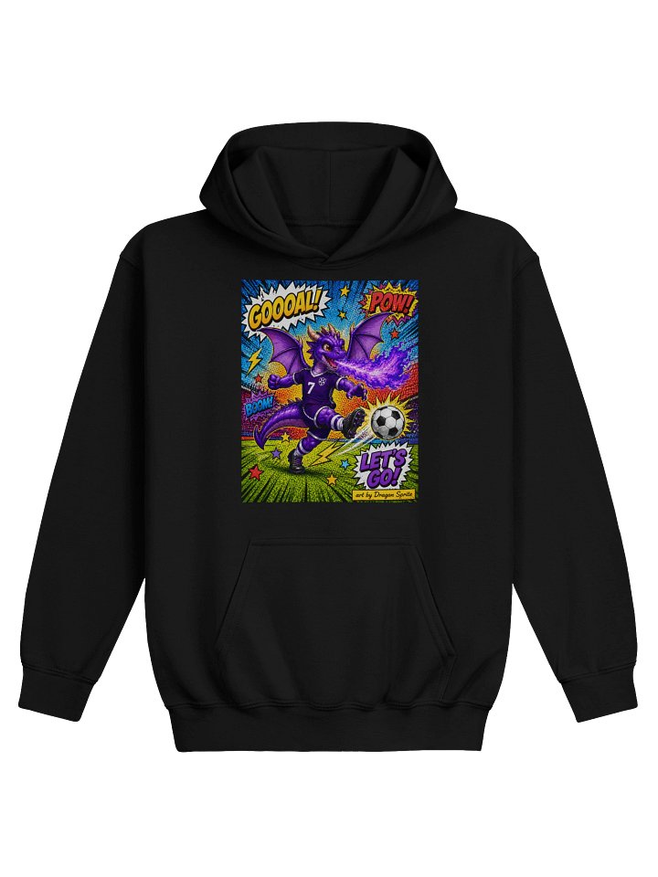 Dragon Sprite's Soccer Dragon Kids Hoodie product image (1)