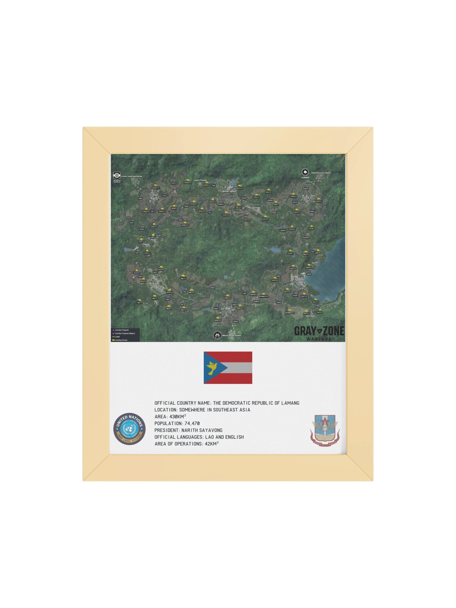 Map of The Democratic Republic of Lamang - Update 0.4 product image (4)